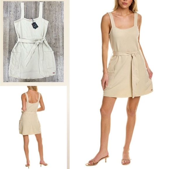 N:Philanthropy Retro Mini Dress In Bone - Picture 1 of 4